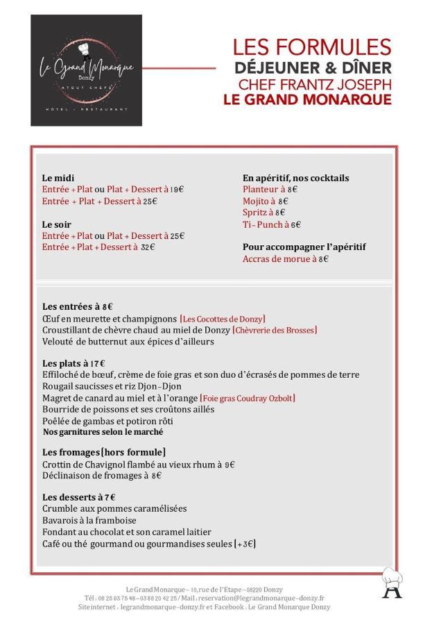 Le Grand Monarque Donzy Hotel Luaran gambar